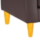 thumbnail image 4 of Sofa Retro 3 Cuerpos Pu 04 Chocolate, 4 of 5