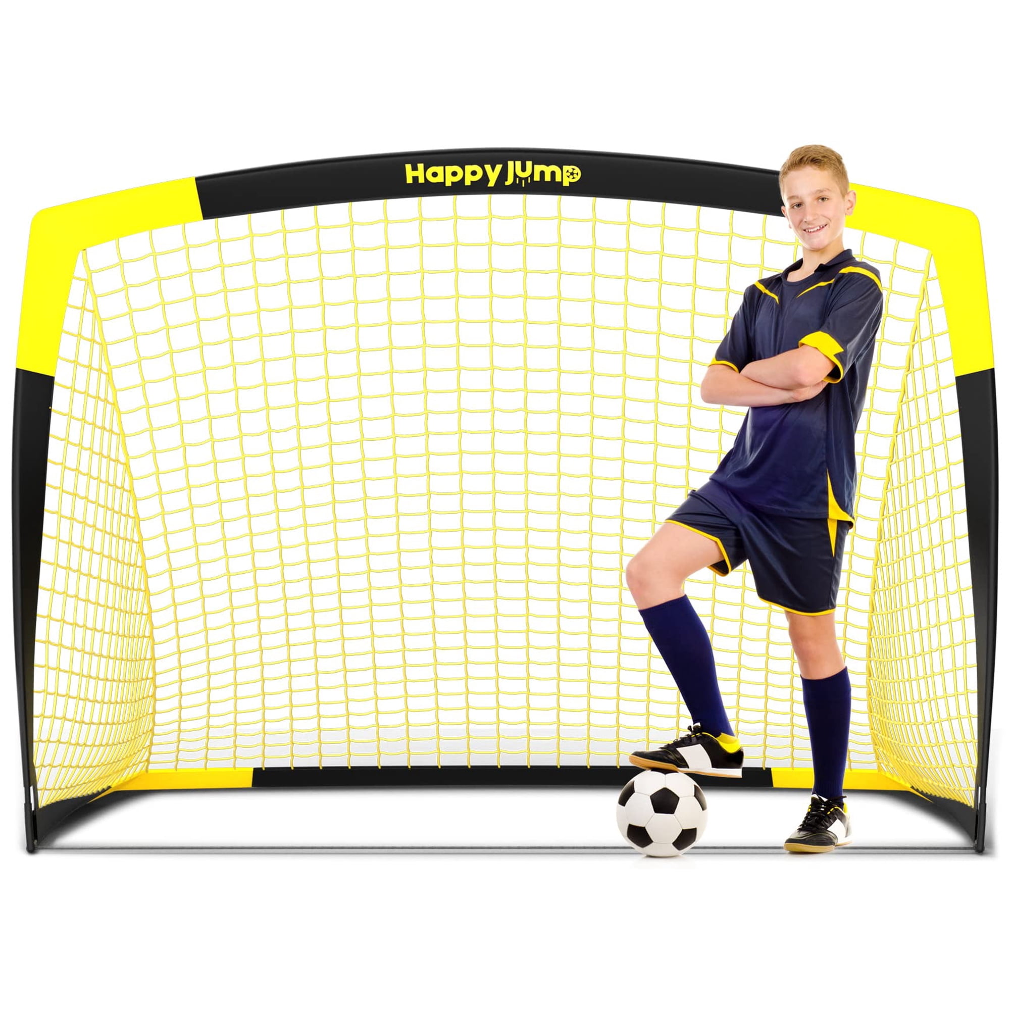 Red De Fútbol Plegable Para Portería Happy Jump, 150 X 110 Cm