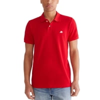 Aeropostale - Polo Aero A87 Solid Piqué Candy Red Para Hombre Xxl