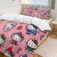 thumbnail image 2 of Merry Christmas Hello Kitty 3 Pieces Duvet Cover Set Full Size Super Soft Fade Resistant Microfiber, 2 of 4