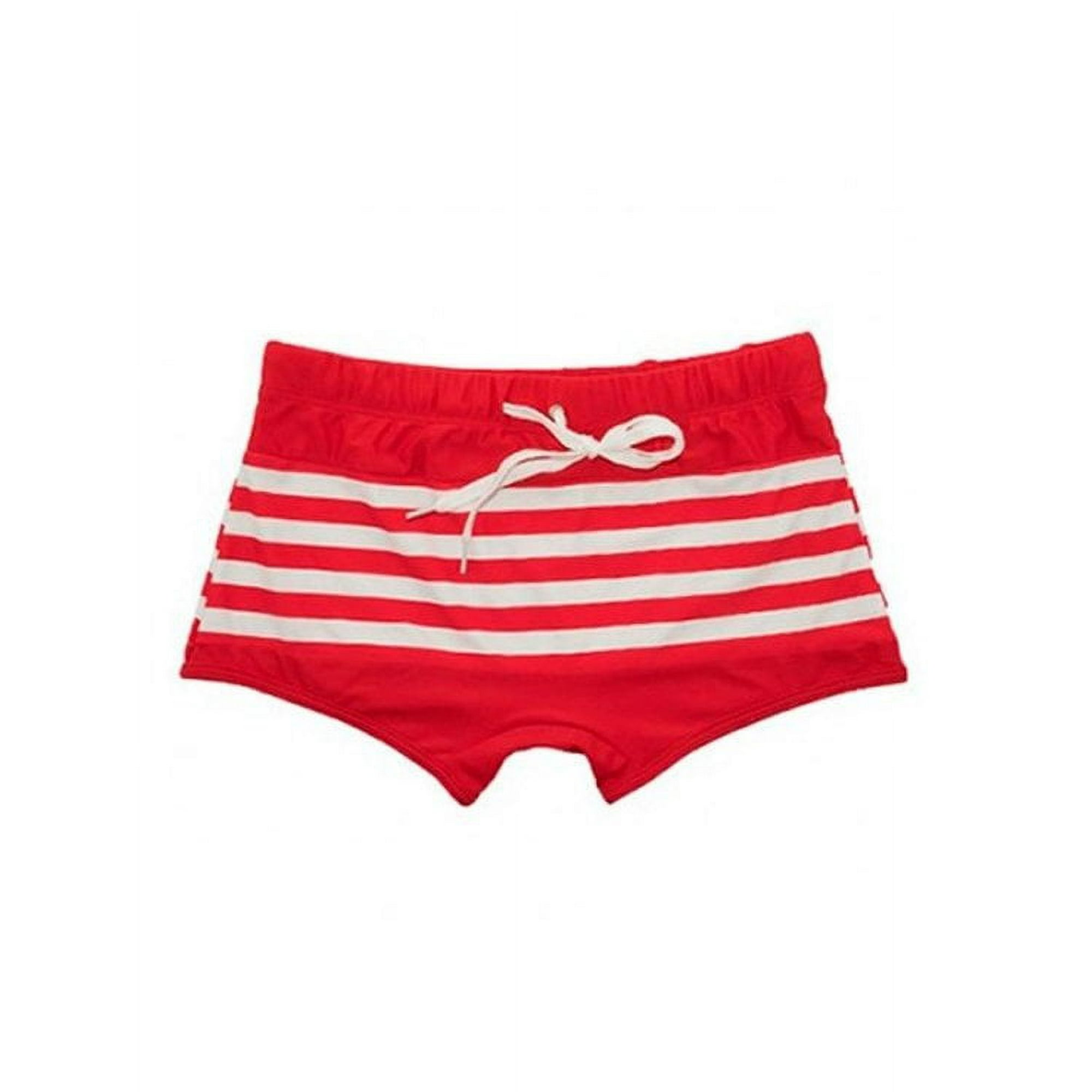 Samia - Short Tipo Bóxer Para Hombres Estampado Rojo 16