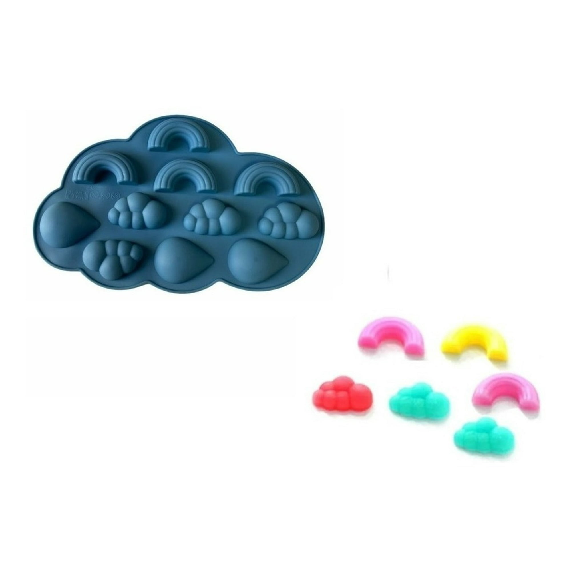 Genérico - Moldes De Silicona Molde Arcoiris Molde Silicona Nube Gotas