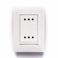 Genérico - Enchufe Hembra Doble 10A Luzica Bticino Pu1213 Color Blanco