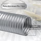 thumbnail image 3 of Kit de admisión de aire fresco de estufa de pellets, 2 "x 60" Kit de aire frío exterior para tubo de estufa de pellets, tubo de ventilación flexible de aluminio para maíz con pantalla de pla, 3 of 3