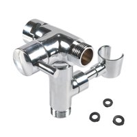 Magideal - Desviador De Brazo De Ducha De Metal Para Cabezal De Ducha De Mano, 3 Vías, Cabezal De Pulverización Fijo Para Repuesto De Accesorios De Piezas De Rvs Argén