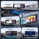 thumbnail image 5 of Pantalla CarPlay Carpeer de 25 cm con cámara de visión trasera inalámbrica, 5 of 8