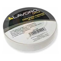 Lavoro - Cinta De Fijar Doble Contacto, Transferible 18Mm X 13,7 Mts. Blanco