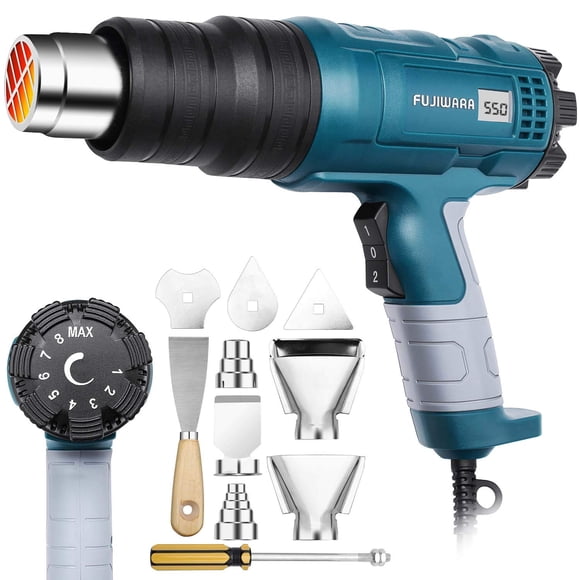 Pistola de calor XPEOO 2000W con temperatura variable y pantalla LCD
