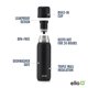 thumbnail image 3 of Thermos Ello Therma 946ml con aislamiento de acero inoxidable negro, 3 of 7