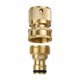 thumbnail image 1 of Manguera De 3/4 "Conector Rápido Agua De Manguera De Agua Para Equipos De Riego Lavado De Autos Hilo Delgado, 1 of 5