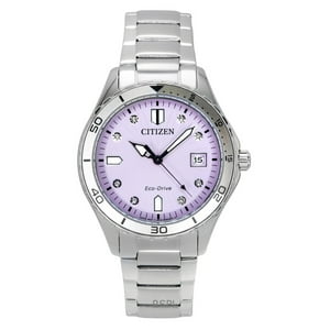 Reloj Citizen Marine Eco-Drive Stainless Steel Pink Dial Fe6170-88X 100M Women'S Watch