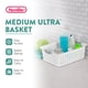 thumbnail image 3 of Cesta Sterilite Ultra Open de plástico blanco, paquete de 12 unidades, tamaño mediano, 3 of 9