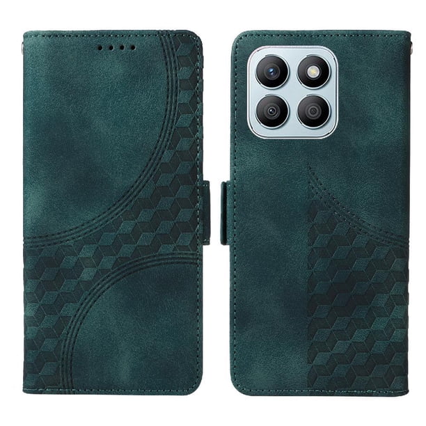 Carcasa FOXDOCK Honor X8B de cuero PU, diseño acolchado clásico, protección contra caídas y rayones