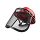 thumbnail image 4 of Visera Protectora De Malla Para Rostro De Bosque Para Jardinería, Ligera, De Color Rojo, 4 of 5