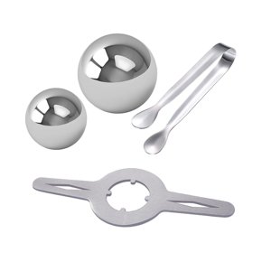 Bothyi - Estante Para Bolas De Hielo Para Café, Bola De Enfriamiento De Café Fácil De Limpiar Para Pudín De Café Casero, 2 Bolas