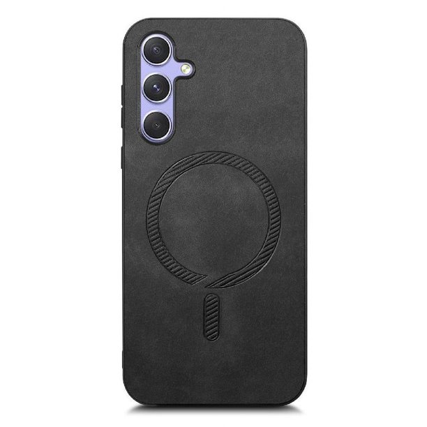 Magnetic Slim Case for Samsung Galaxy A24 with Camera Guard & Anti-Scratch Back Black