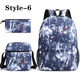 thumbnail image 1 of New fashion Korean K-POP three-piece backpack teenage school backpack shoulder bag pen bag large capacity schoolbag, 1 of 3