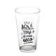 thumbnail image 2 of Set 4 Vaso vidrio frases 480ML transparente, 2 of 9