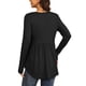 thumbnail image 3 of INSPIRE CHIC Top de Maternidad Babydoll de Manga Larga Blusa de Embarazo S Negro, 3 of 6