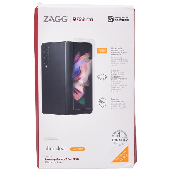 Protector de pantalla ZAGG Ultra Clear con D3O para Galaxy Z