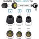 thumbnail image 2 of Tips Auriculares Aceyoon 12 pcs S M L Espuma Silicona 5 a 7 mm, 2 of 3