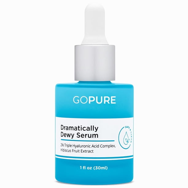 Set de trío Skincare GoPure Power Serum con vitamina C, ácido hialurónico, bakuchiol y retinol