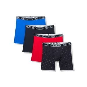 Calzoncillos Tipo Bóxer Tommy Hilfiger De Algodón Elástico Para Hombre, Paquete De 4