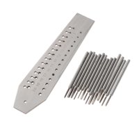 Magideal - Herramienta De Reparación De Relojes Con Machos Y Terrajas Para Relojeros, Piezas Fáciles De Usar Para Reparadores De Relojes, Suministros Portátiles