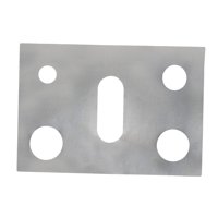 Magideal - Cubiertas De Quemador De Estufa De 5 Orificios 16,3 ""X 24,4"" Alfombra De De Limpiar Protectores De Rango De Gas Antiadherentes Sin Bpa - Plata 0, Plata 02 Mm