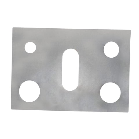 Magideal - Cubiertas De Quemador De Estufa De 5 Orificios 16,3 ""X 24,4"" Alfombra De De Limpiar Protectores De Rango De Gas Antiadherentes Sin Bpa - Plata 0, Plata 02 Mm