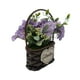 thumbnail image 2 of Planta Artificial Canastito Macetero Cordel Ovalado Deco purpura, 2 of 7