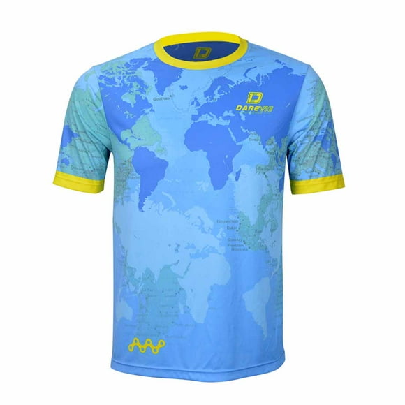 Polera Manga Corta Dvj102 Azul 3xl