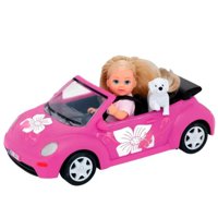 Genérico - Juguete Figura Evi Con Mascota Y Auto Paseo Infantil