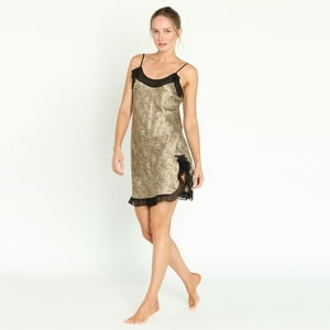 Bbz Barbzion - Camisa De Dormir Mini Vuelo Animal Print