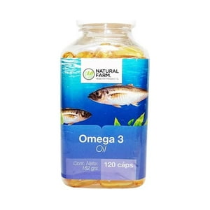Natural Farm - Omega 3 Original 120 Capsulas Blandas 1000Mg Aceite Pescado