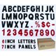 thumbnail image 1 of Letras rígidas para letreros de marquesina Sign Letter Depot 17 cm negro/rojo, 1 of 4