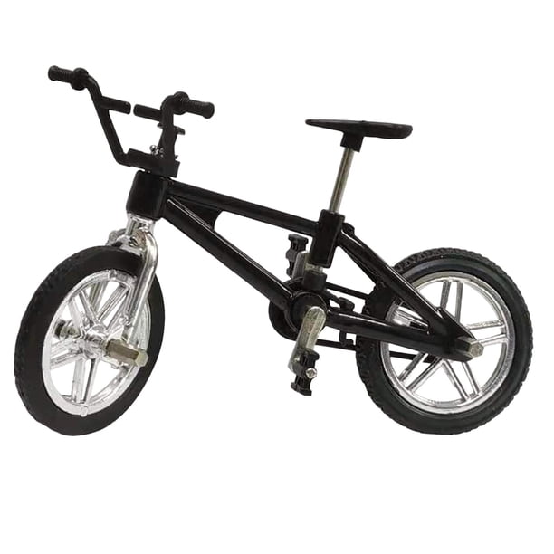 Juguetes Educativos Creativos para Bicicleta de , Juguete de Coordinación de Mano Y Ojo, Decoración de Aleación para Bicicleta, Artesanías, Juguet Negro