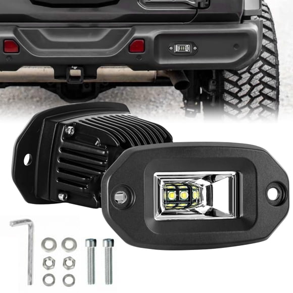 Luz de trabajo LED de montaje empotrado de 40 W eBestAuto para ATV, UTV, SUV