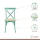 thumbnail image 4 of Silla Crossback Madera Rattan - Menta Vintage, 4 of 4