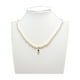 thumbnail image 1 of Collar De Perlas Forma De Gota Color Plateado, 1 of 2