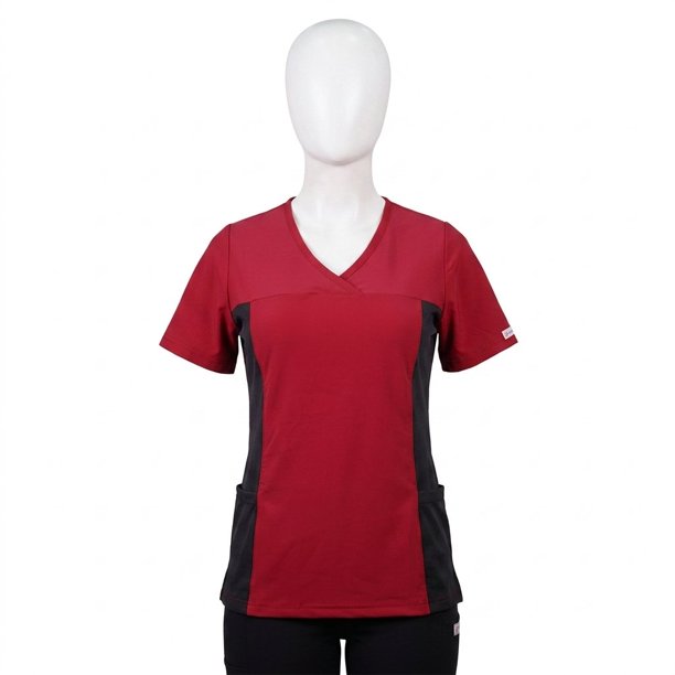 Delantal Mujer Ripholia 2132 tela elasticada C/aplic. lisa al costado