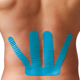 thumbnail image 1 of Tape Kinesiológico Spidertech Precortado - Zona Lumbar color Azul, 1 of 2