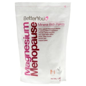 Copos De Baño Minerales Para La Menopausia De Betteryou Para Mujeres - 26,4 Oz De Sal De Baño