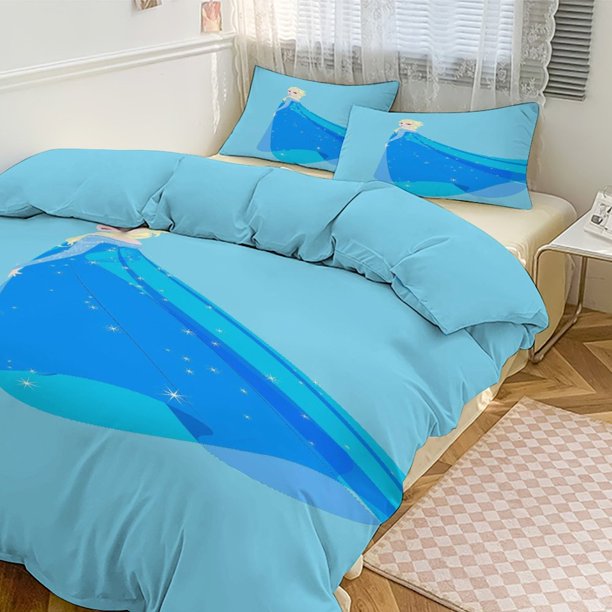 Frozen 3-Piece Reversible Twin Bed Set - Includes 1 Reversible Twin Comforter