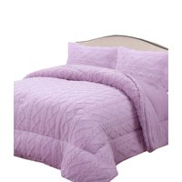 Todo Para El Hogar - Cubrecama Grueso Para Invierno King - Super Lila