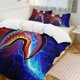thumbnail image 1 of Red Blue Lightning Rainbow Bape Shake Camo Comforter Set Soft 3 Pcs Twin Bedding Sets Thicken for All Season, 1 of 5