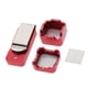 thumbnail image 3 of Taco de billar Soporte para caja de tiza Soporte para tizas Caja metálica con clip Rojo, 3 of 3