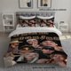 thumbnail image 1 of 3pcs Team Migajas Wallpaper Printed Duvet Cover Set Suitable for Vacation Cottages, 1 of 1