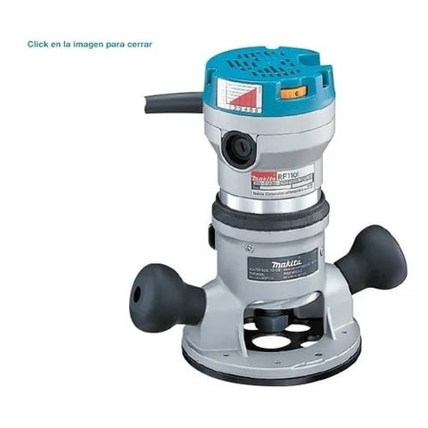 Router Rebajadora Velocidad Variable Makita Rf1101 2 Hp