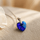 thumbnail image 3 of Collar Cristal Austriaco Azul 14mm en Plata 925, 3 of 3